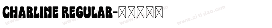 Charline Regular字体转换
